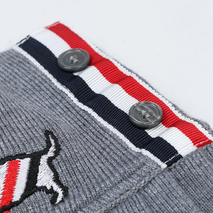 Puppy Embroidered Miniskirt