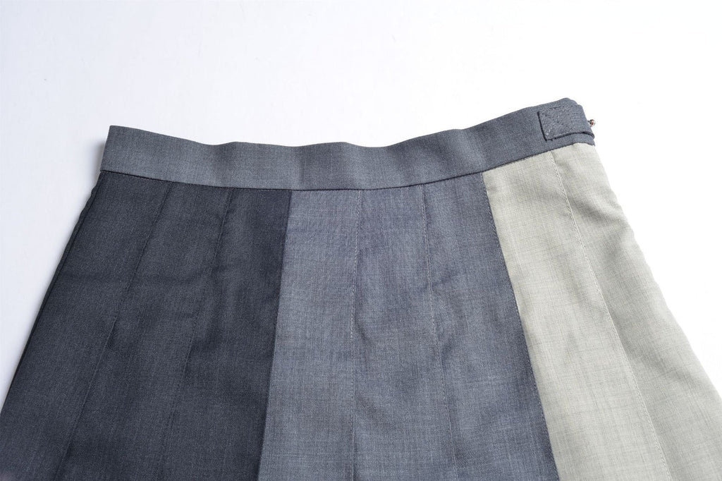 Women three-color midi skirt