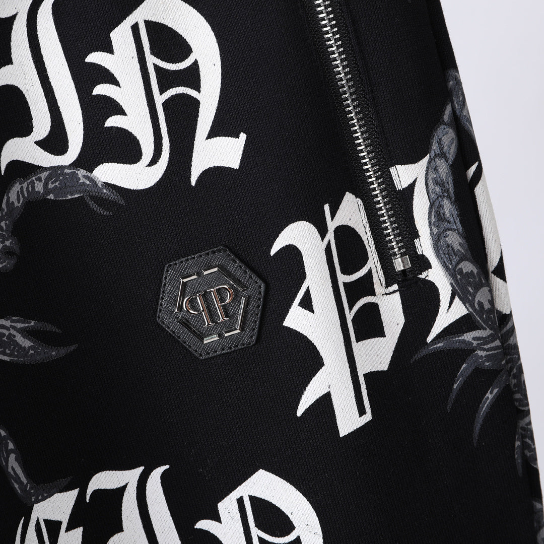 PP Letter Hoodie Jacket Suit