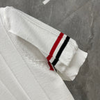 Double sleeve stripes Wool Polo shirt