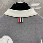 4 Bars Puppy Wool Polo shirt