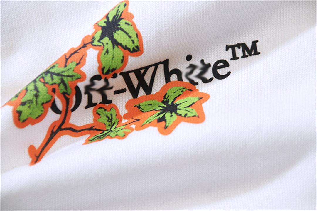 OFF Logo Print Hoodie