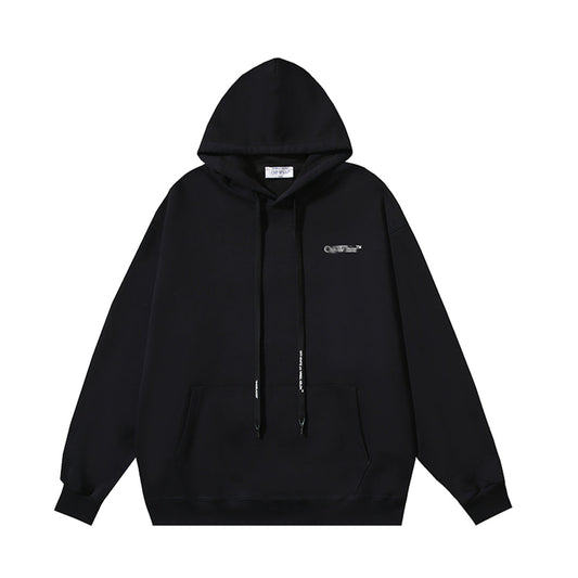 OFF Logo Print Hoodie
