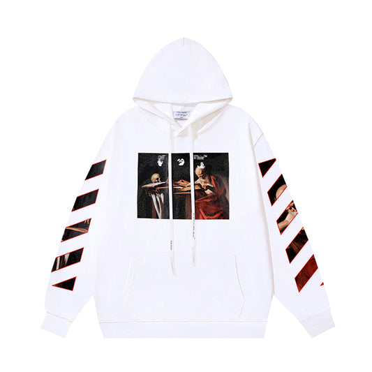OFF Logo Print Hoodie