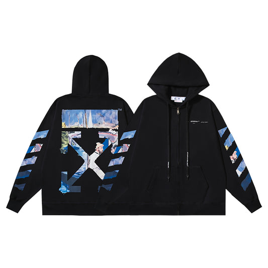 2025 Logo Print Hoodie