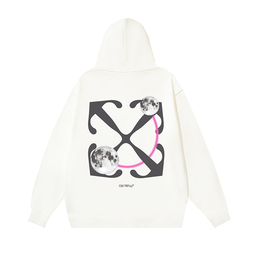 OFF Logo Print Hoodie