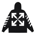 OFF Logo Print Hoodie Jacket