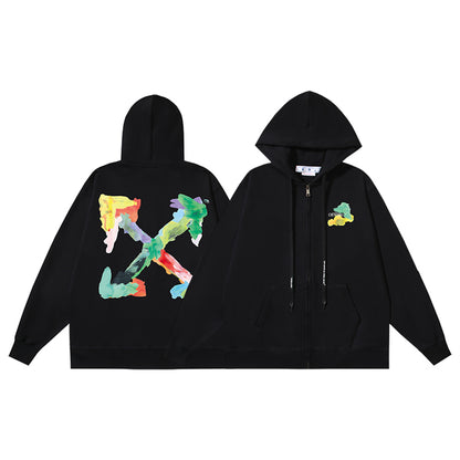 2025 Logo Print Hoodie