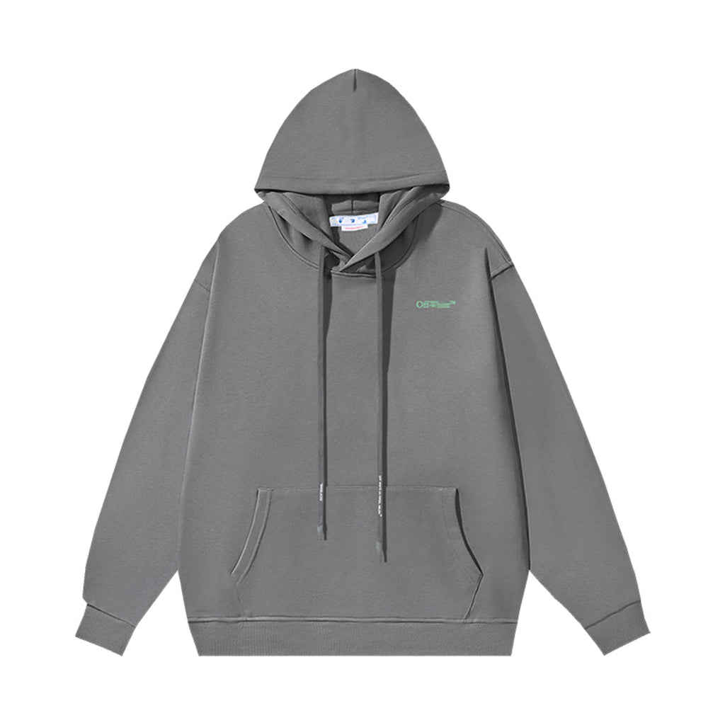 OFF Logo Print Hoodie