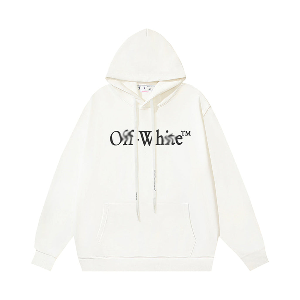OFF Logo Print Hoodie