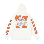 OFF Logo Print Hoodie