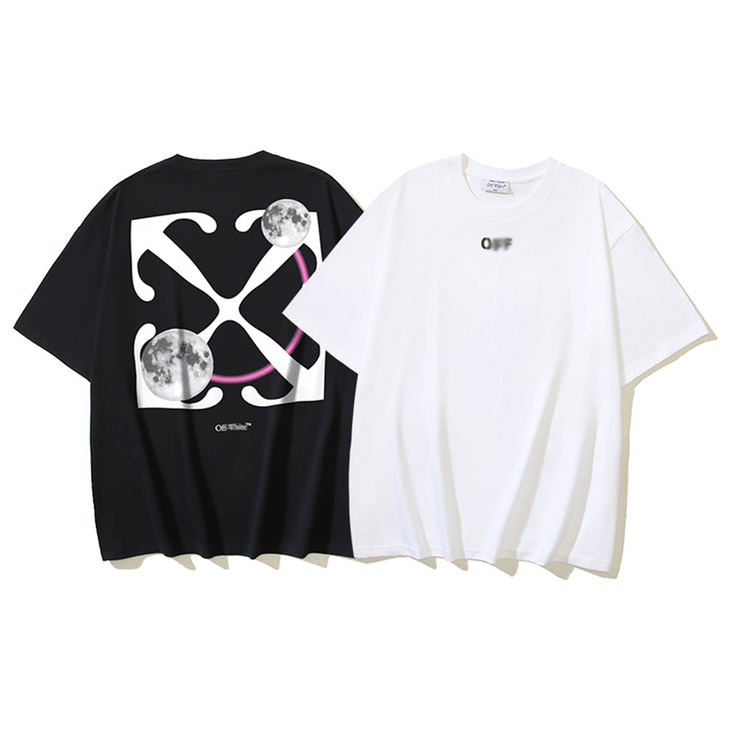 2025 Moon Print T-shirt