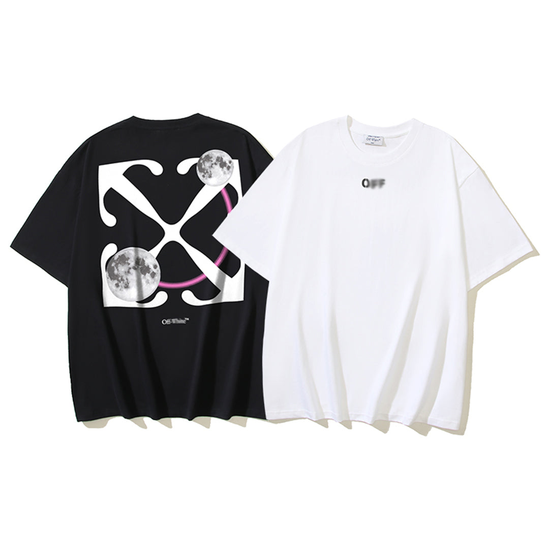 2025 Moon Print T-shirt