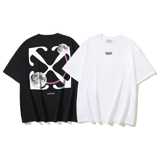 2025 Moon Print T-shirt