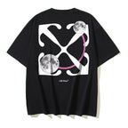 2025 Moon Print T-shirt