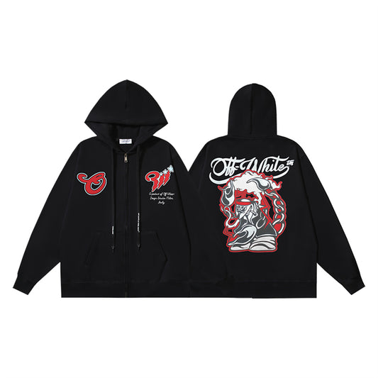 2025 Logo Print Hoodie