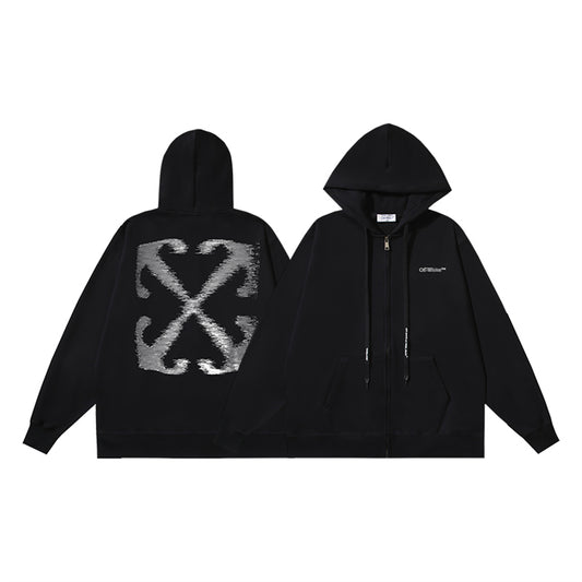 2025 Logo Print Hoodie