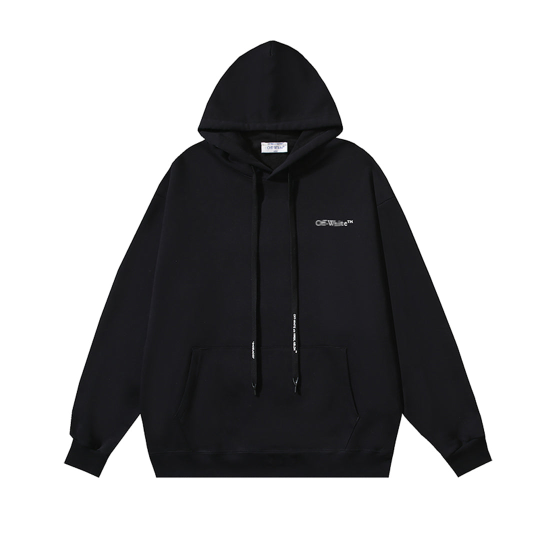 OFF Logo Print Hoodie