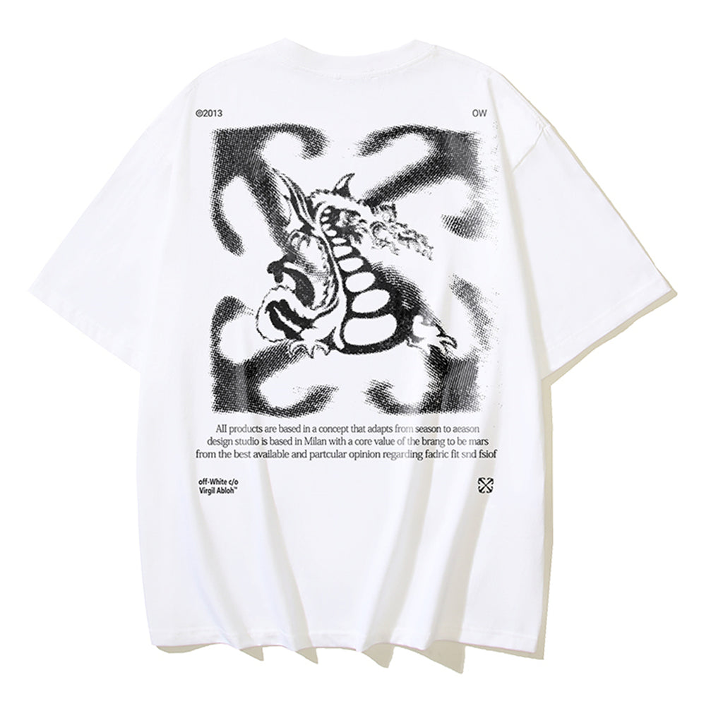 2025 Dragon Print T-shirt