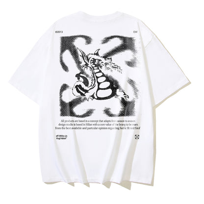 2025 Dragon Print T-shirt