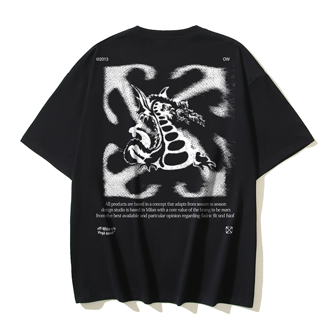 2025 Dragon Print T-shirt