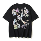 2025 Flowers Print T-shirt