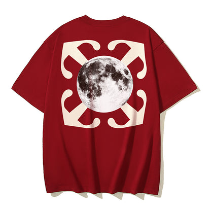 2025 Moon Print T-shirt