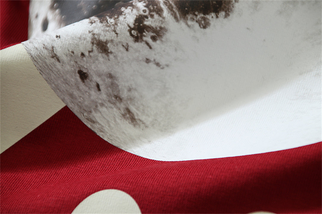 2025 Moon Print T-shirt