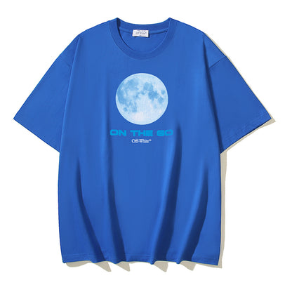 2025 Moon Print T-shirt
