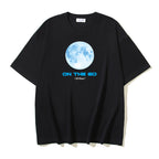2025 Moon Print T-shirt