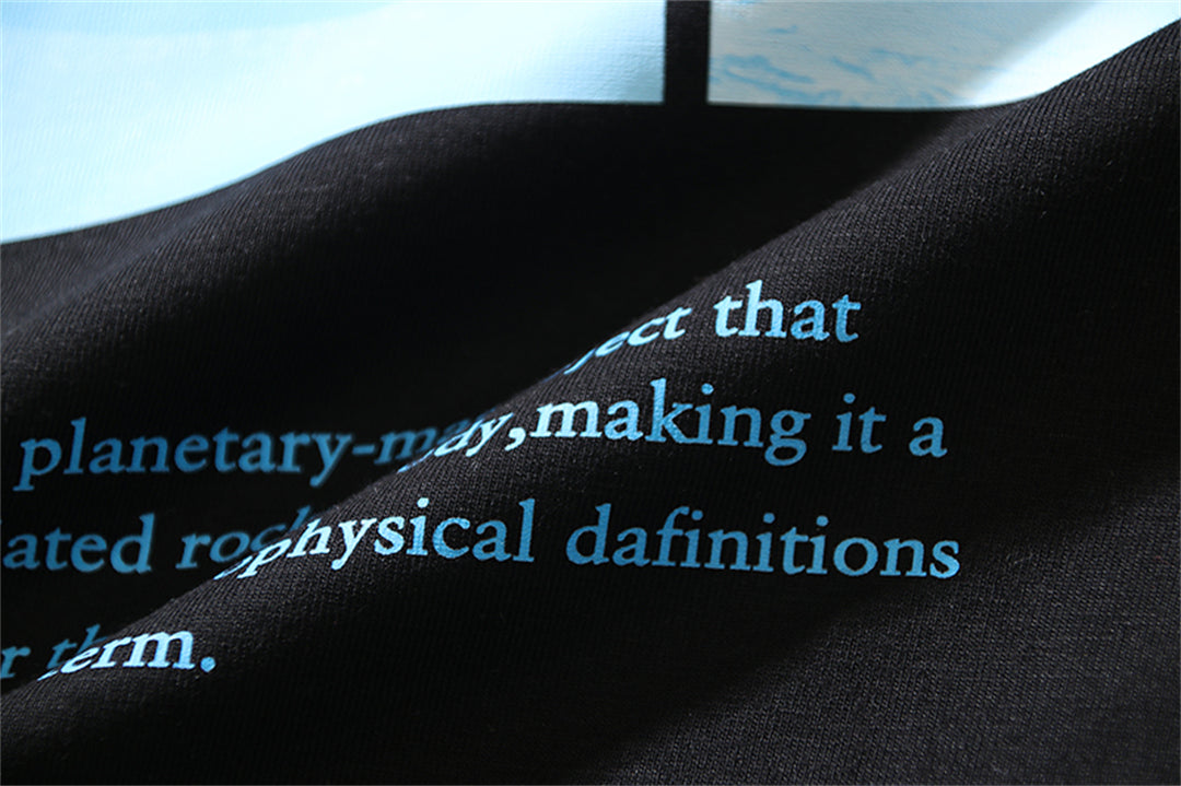 2025 Moon Print T-shirt