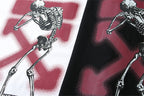 2025 Skeleton Print T-shirt