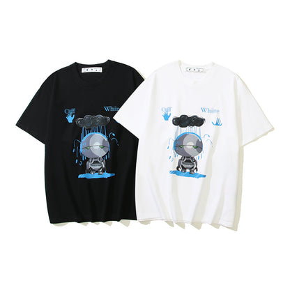 2025 Robot Print T-shirt
