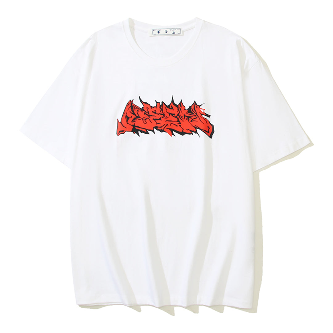 2025 Letters Print T-shirt