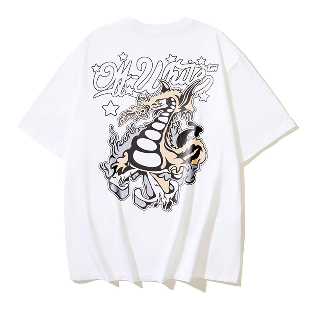 2025 Dragon Print T-shirt