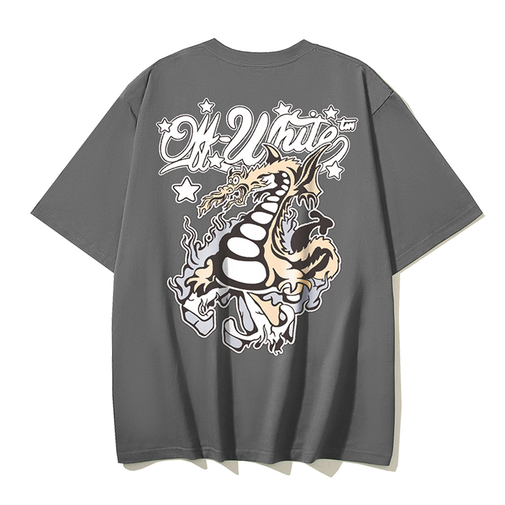 2025 Dragon Print T-shirt
