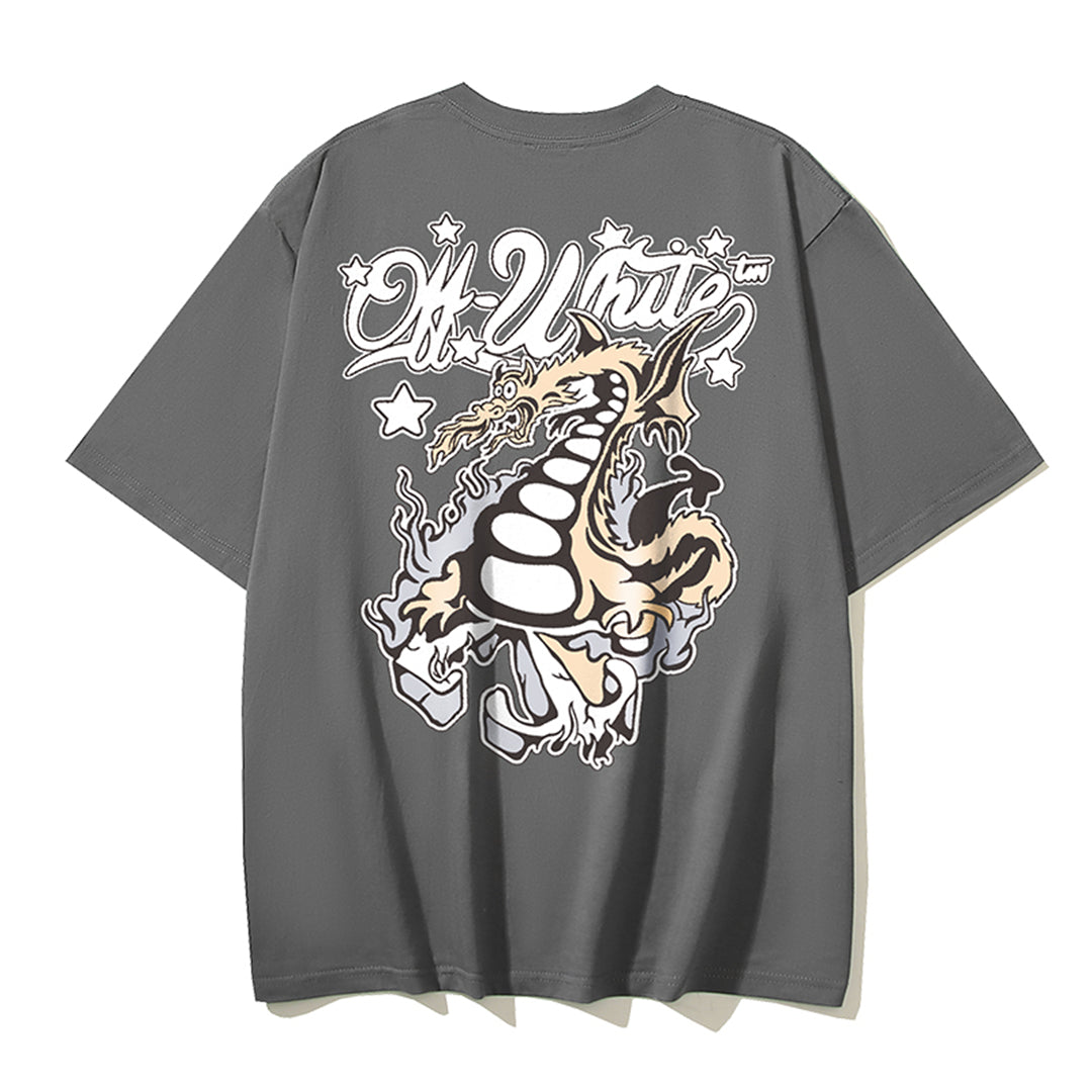 2025 Dragon Print T-shirt