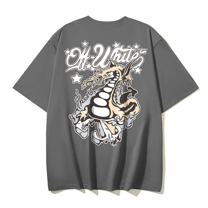 2025 Dragon Print T-shirt