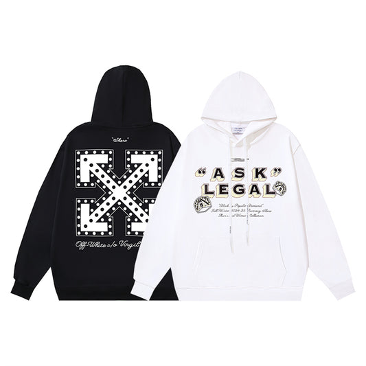 2025 Logo Print Hoodie