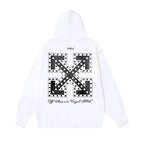 OFF Logo Print Hoodie