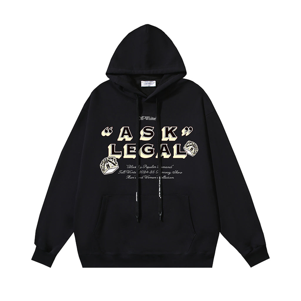 2025 Logo Print Hoodie