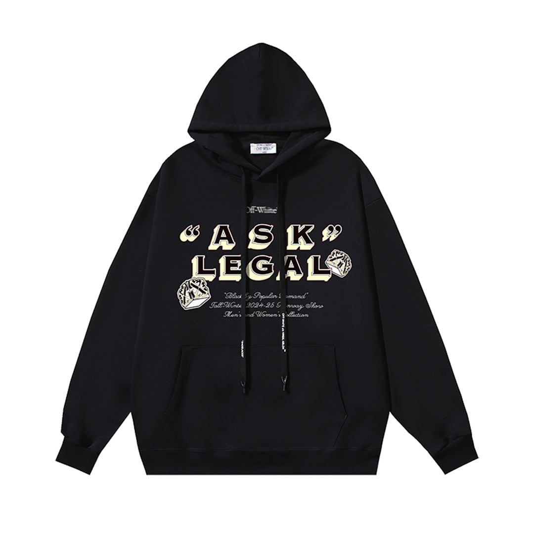 2025 Logo Print Hoodie